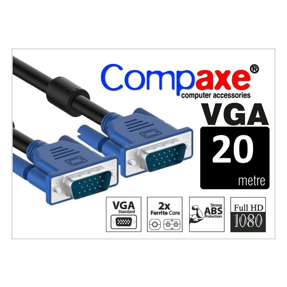 COMPAXE CM-VGA20 20MT VGA KABLO