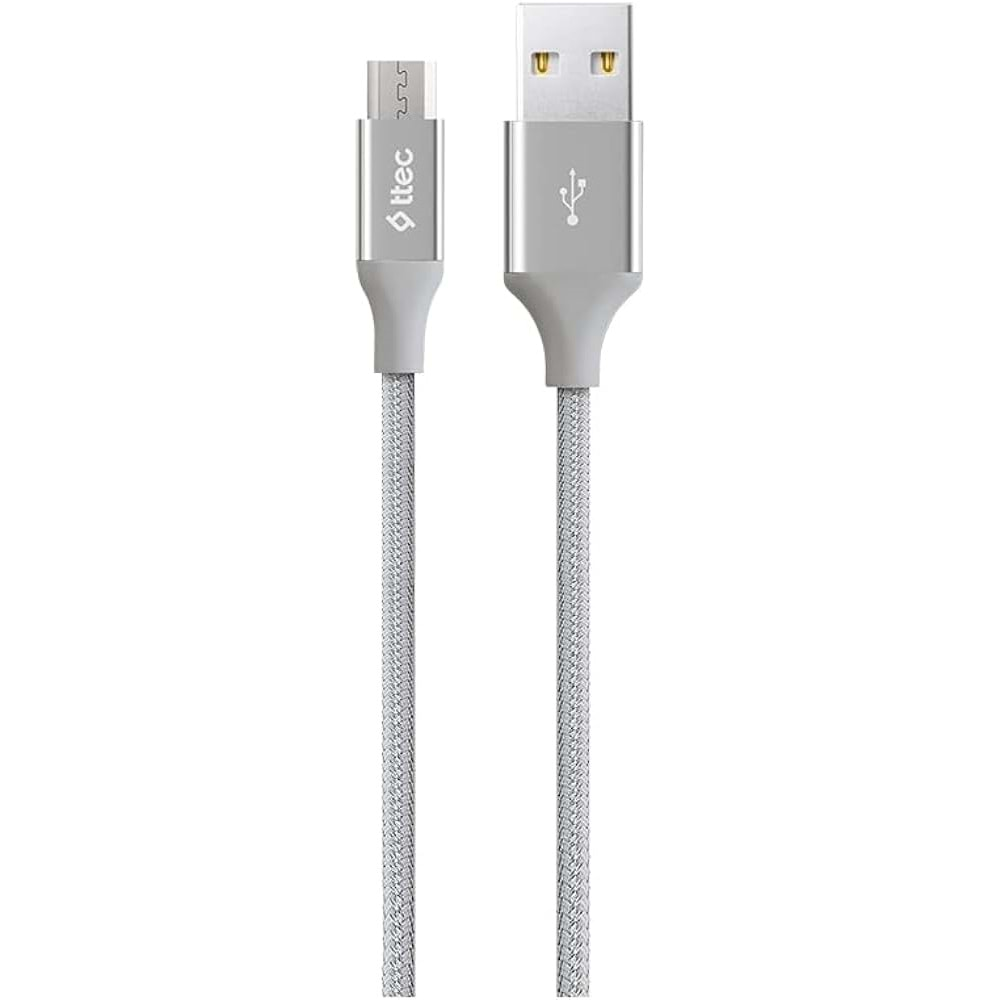 TTEC 2DK11G GÜMÜŞ ALUMİ CABLE MIKRO USB ŞARJ KABLOSU