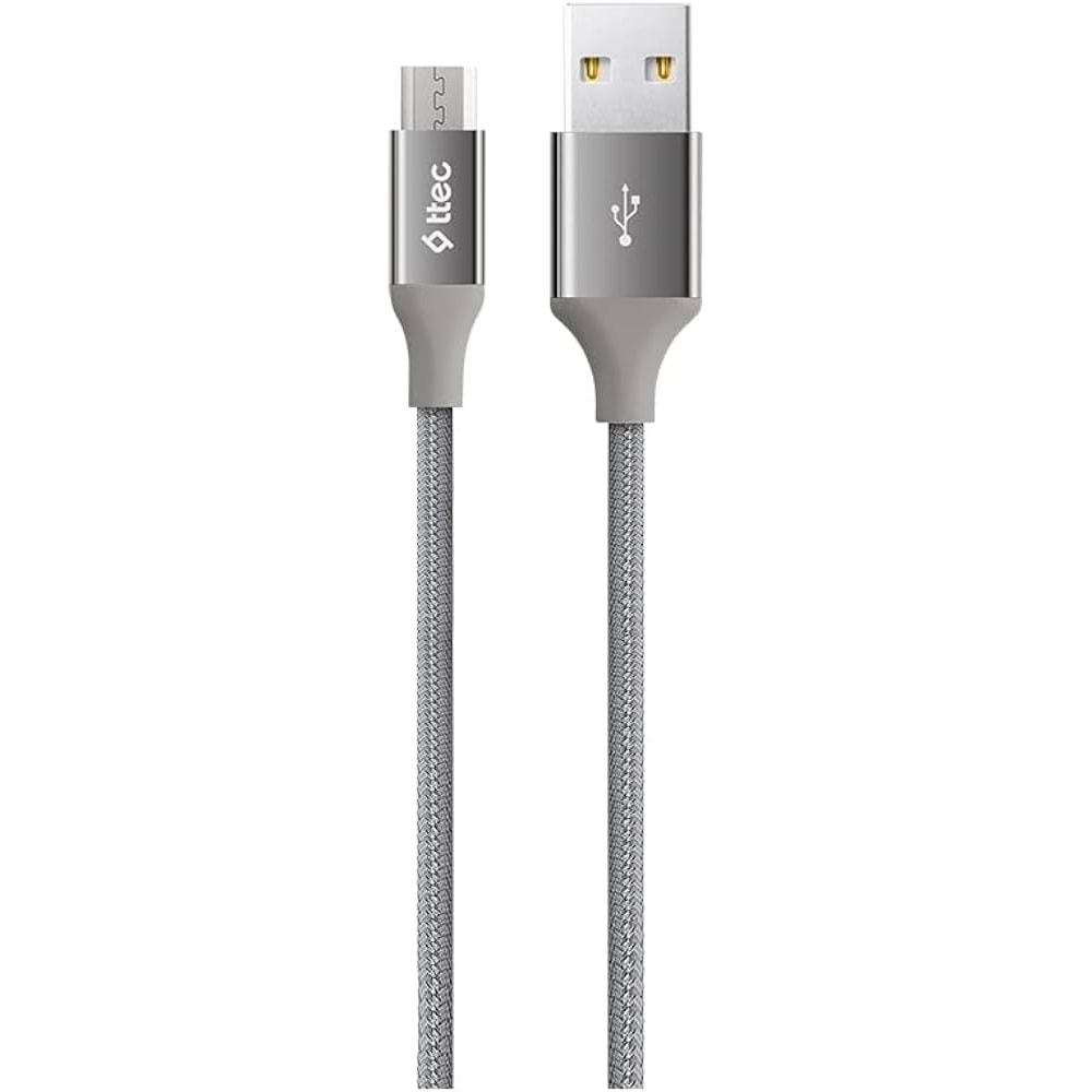 TTEC 2DK11UG UZAY GRISI ALUMI CABLE MIKRO USB ŞARJ KABLOSU