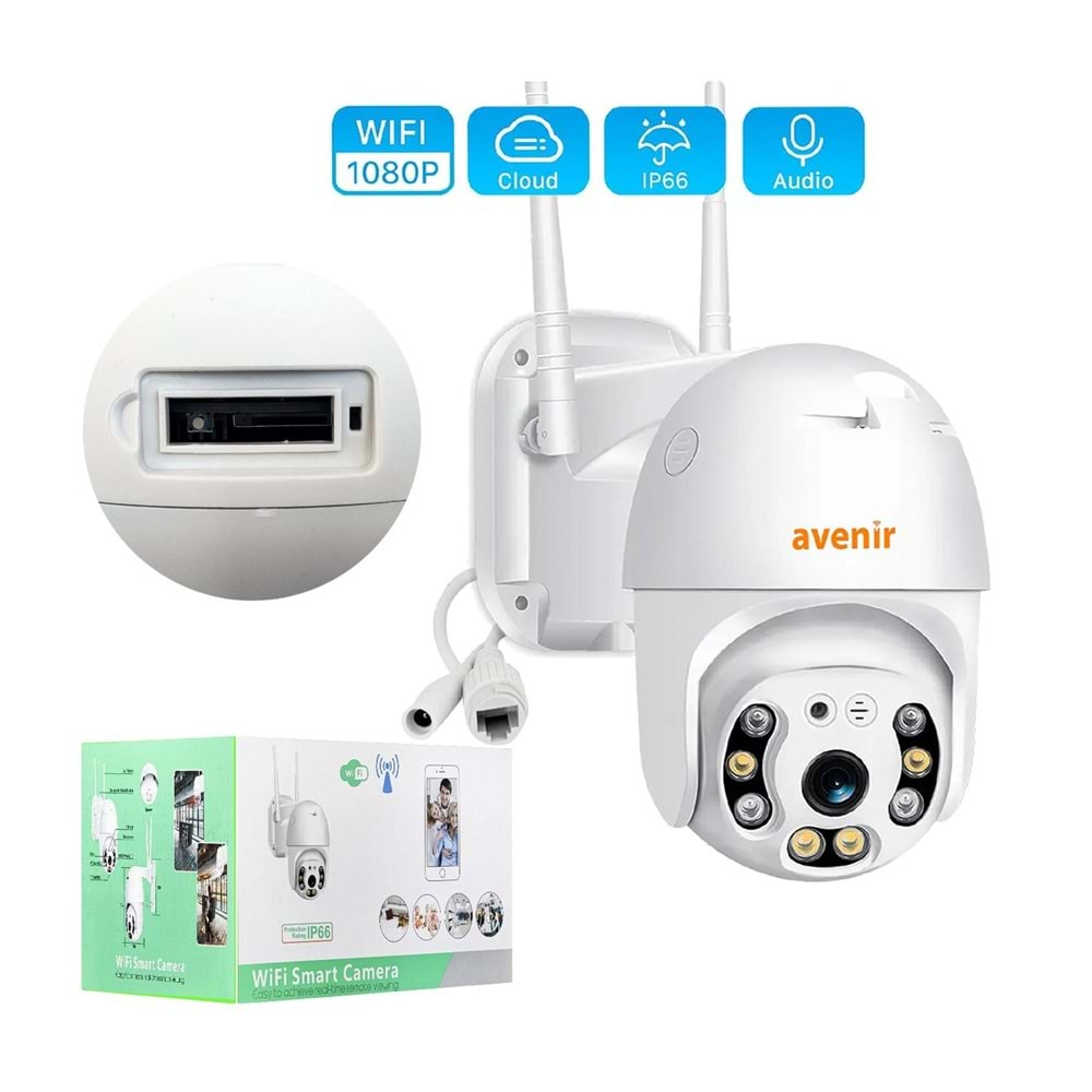 Avenir AV-M20 (Wifi) 2MP PTZ Onvif Destekli Wifi Kamera