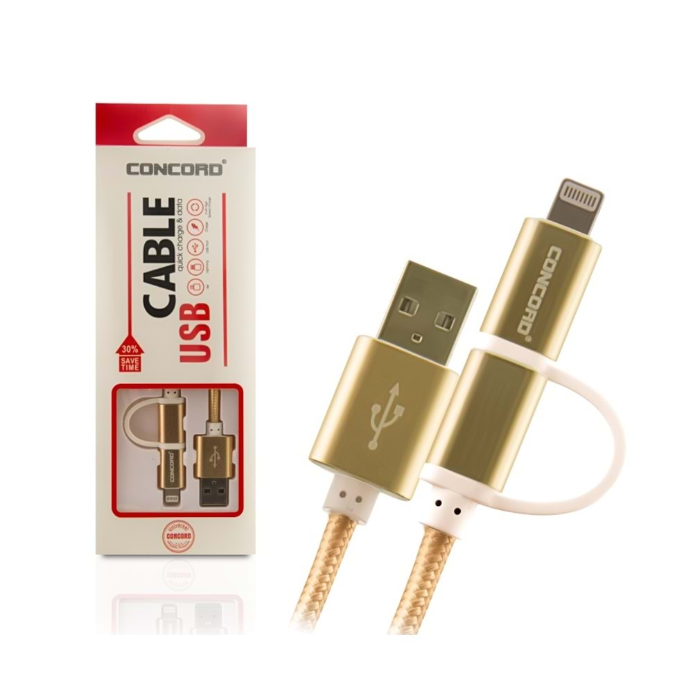 CONCORD C-302 | 1 MT | 2.0A | M VE L USB KABLO