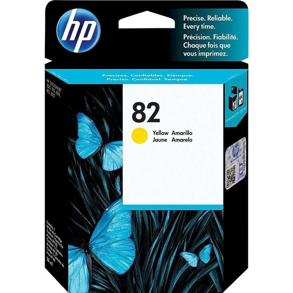 HP C4913A Yellow Mürekkep Kartuş (82)