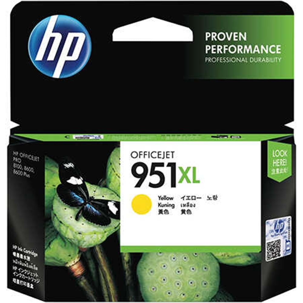 HP CN048A YELLOW MÜREKKEP KARTUŞ (951XL)