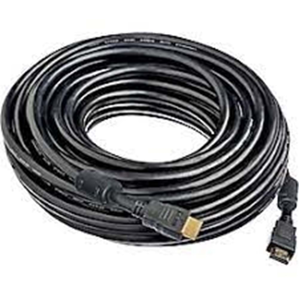 GABBLE GAB-HDMI15 15Mt. Black Hdmi 1.4V Cable Nlyon