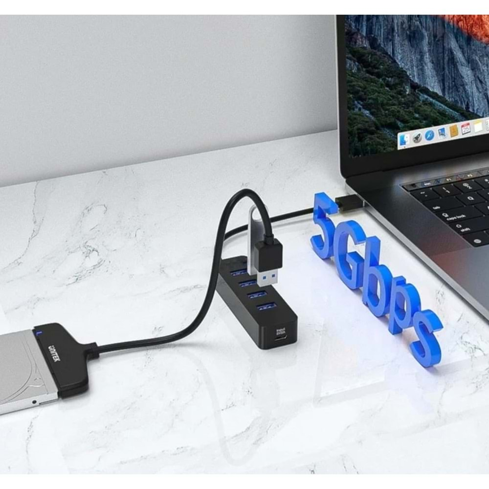 GABBLE GAB-UP530 4 PORT USB 3.0 ÇOKLAYICI + TYPE-C