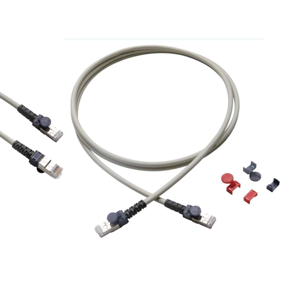 HCS-T06-00420-05 HCS 4X2X24 CAT6 UTP PATCH CORD GRİ 0.5M