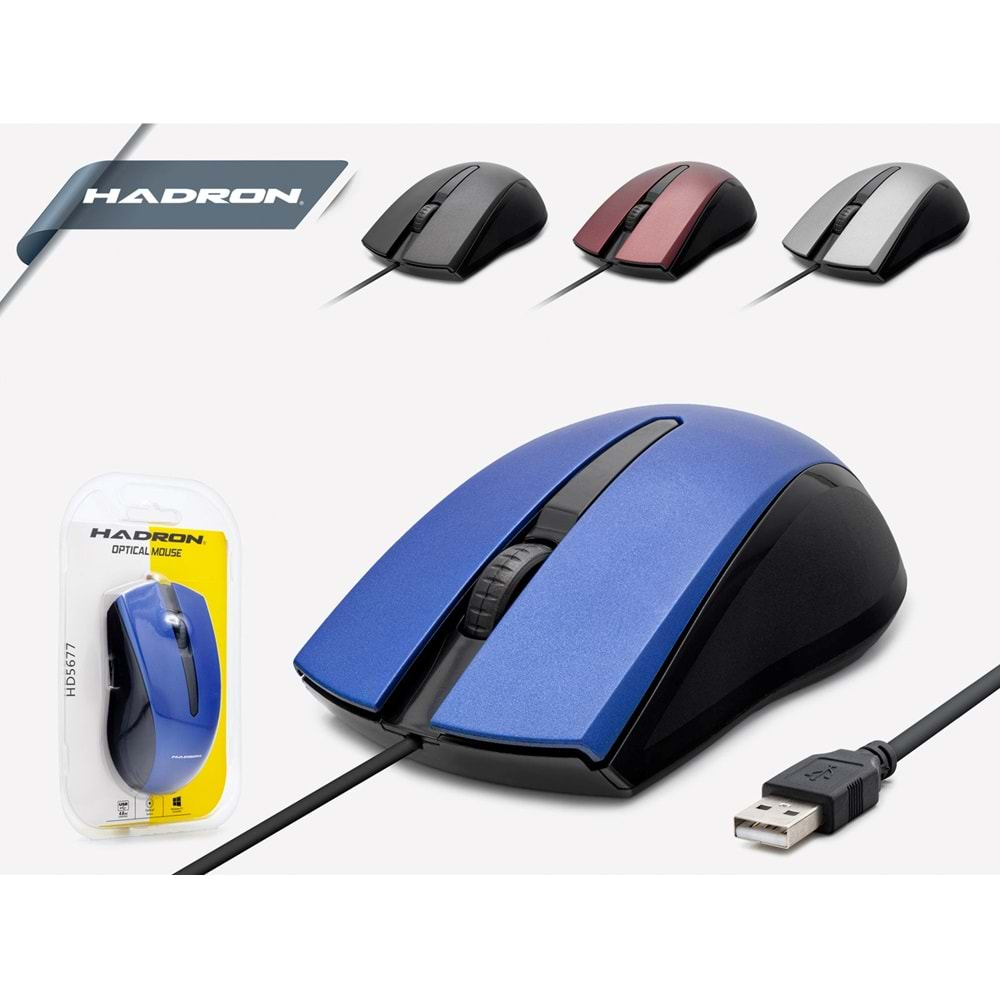 HADRON HD5677-100 MOUSE 1600 DPI