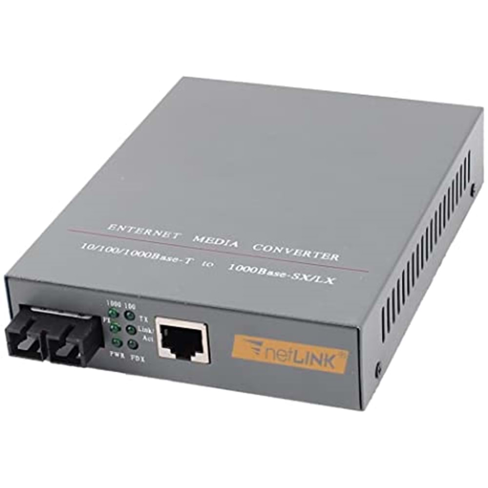 HTB-GM 10/100/1000M MULTİ MODE 550M FIBER MEDIA CONVERTER