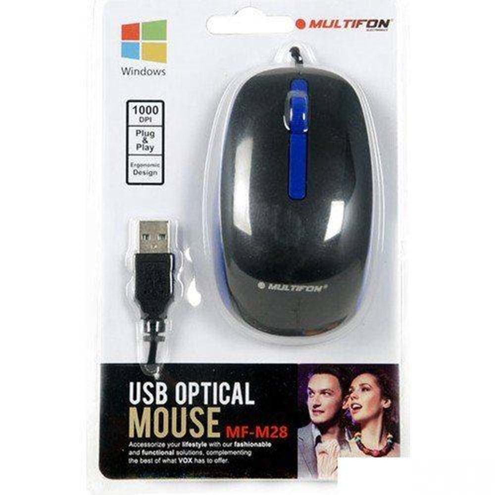 MULTIFON M28 USB OPTICAL MOUSE