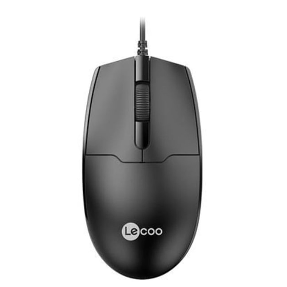 LENOVO LECOO USB OPTİK KABLOLU MOUSE SİYAH MS101-S