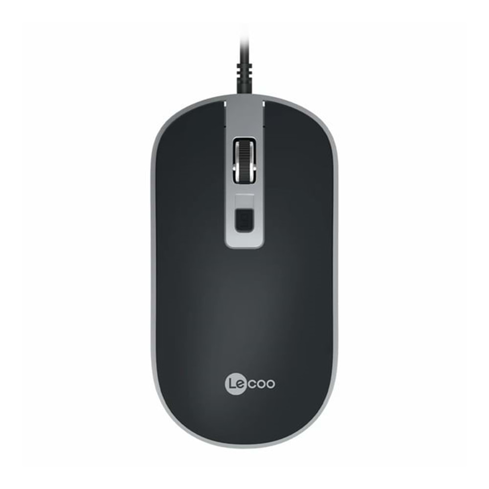 LENOVO LECOO USB OPTİK KABLOLU MOUSE SİYAH MS104