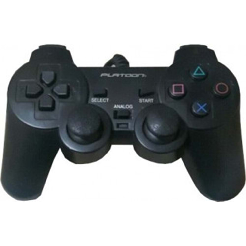 PLATOON PL-2596 PC ANALOG DUAL VAKUMLU GAME PAD OYUN KOLU