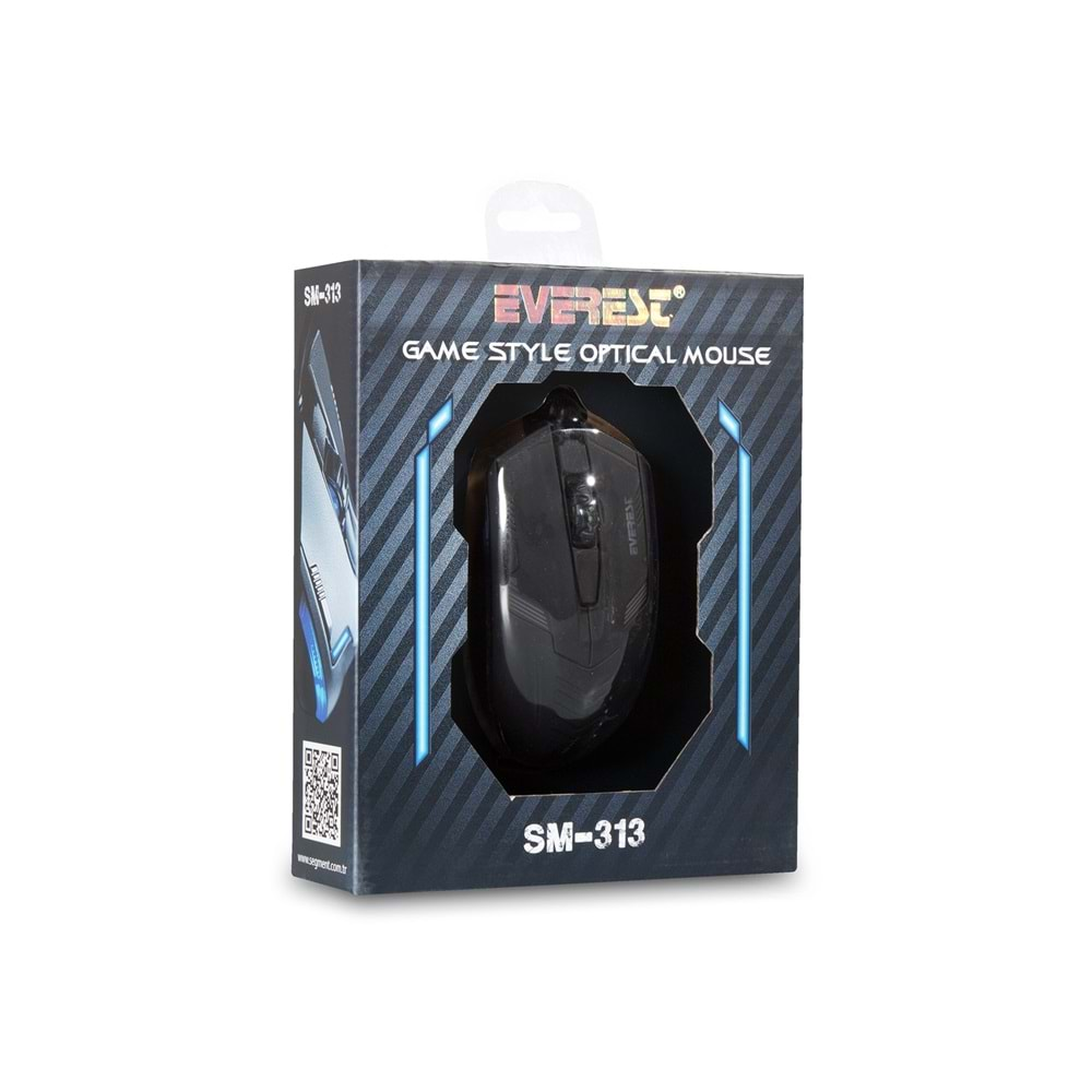 EVEREST SM-313 USB 3D OYUNCU MOUSE