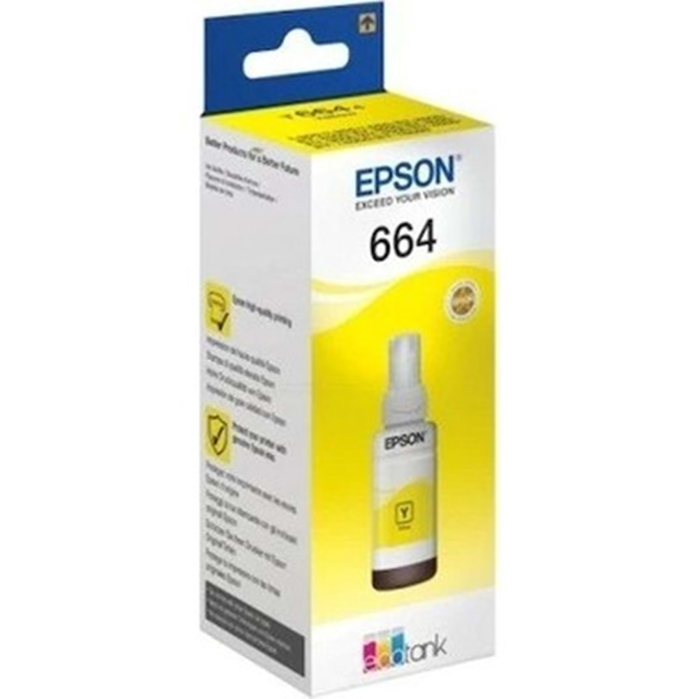 EPSON 664 SARI MÜREKKEP