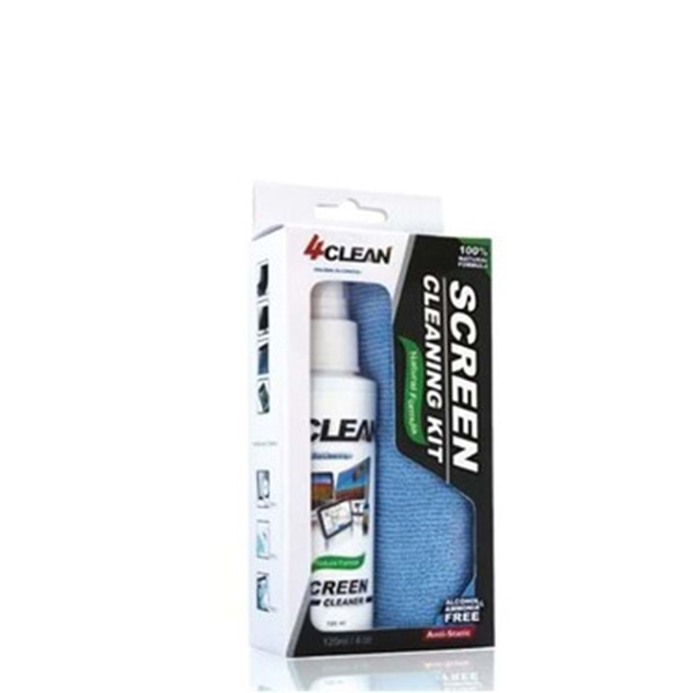 4CLEAN EKRAN TEMİZLEME KİTİ 120ML