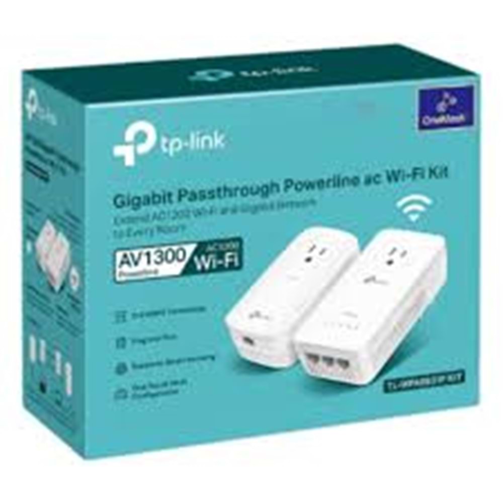 TP-LINK TL-WPA8631P KIT AV1300 KABLOSUZ POWERLINE GENİŞLETİCİ