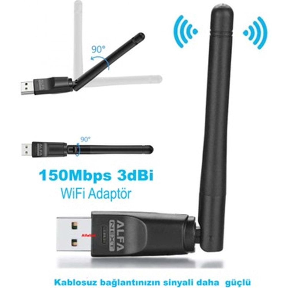 Alfanet W114 Usb Antenna Wireless Adapter