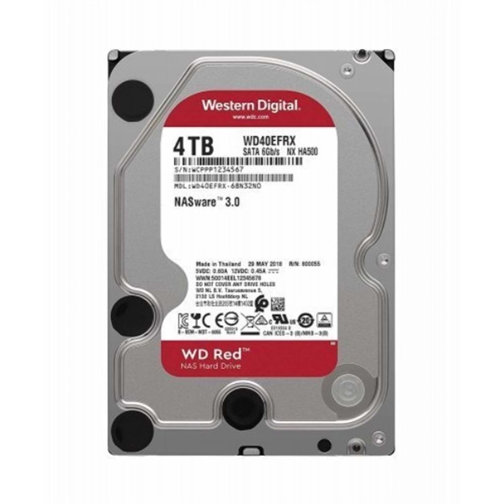 4TB WESTERN DIGITAL NASWARE 3.0 HDD