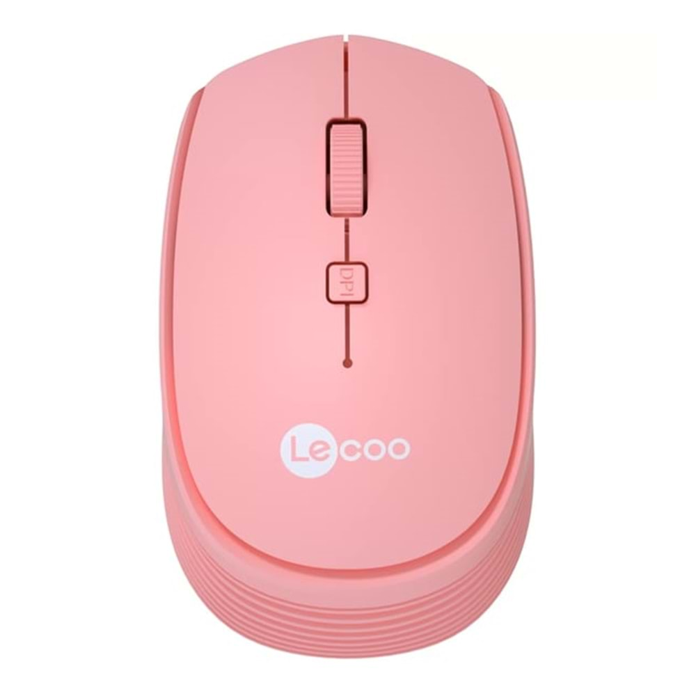 LENOVO LECOO USB OPTİK KABLOSUZ MOUSE PEMBE WS202-P