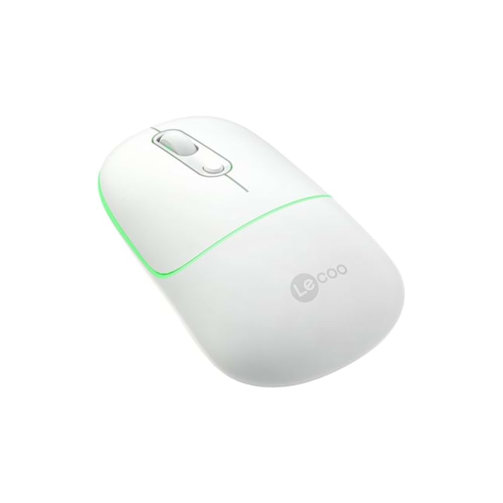 LENOVO LECOO USB OPTİK KABLOSUZ MOUSE BEYAZ WS210-B