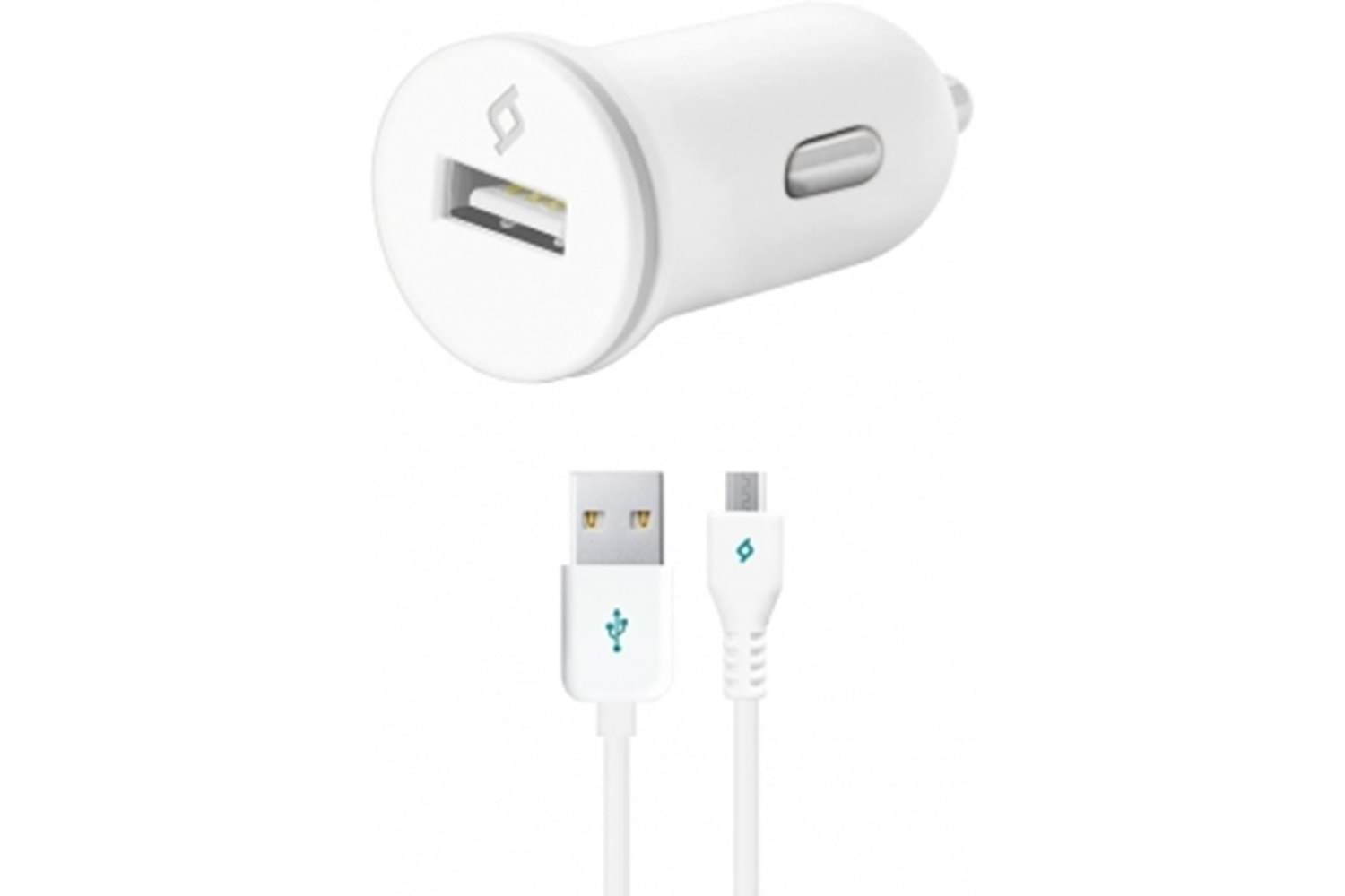 TTEC 2CKC01B COMPACT ARAÇ ŞARJ 1A BEYAZ MICRO USB KABLOLU