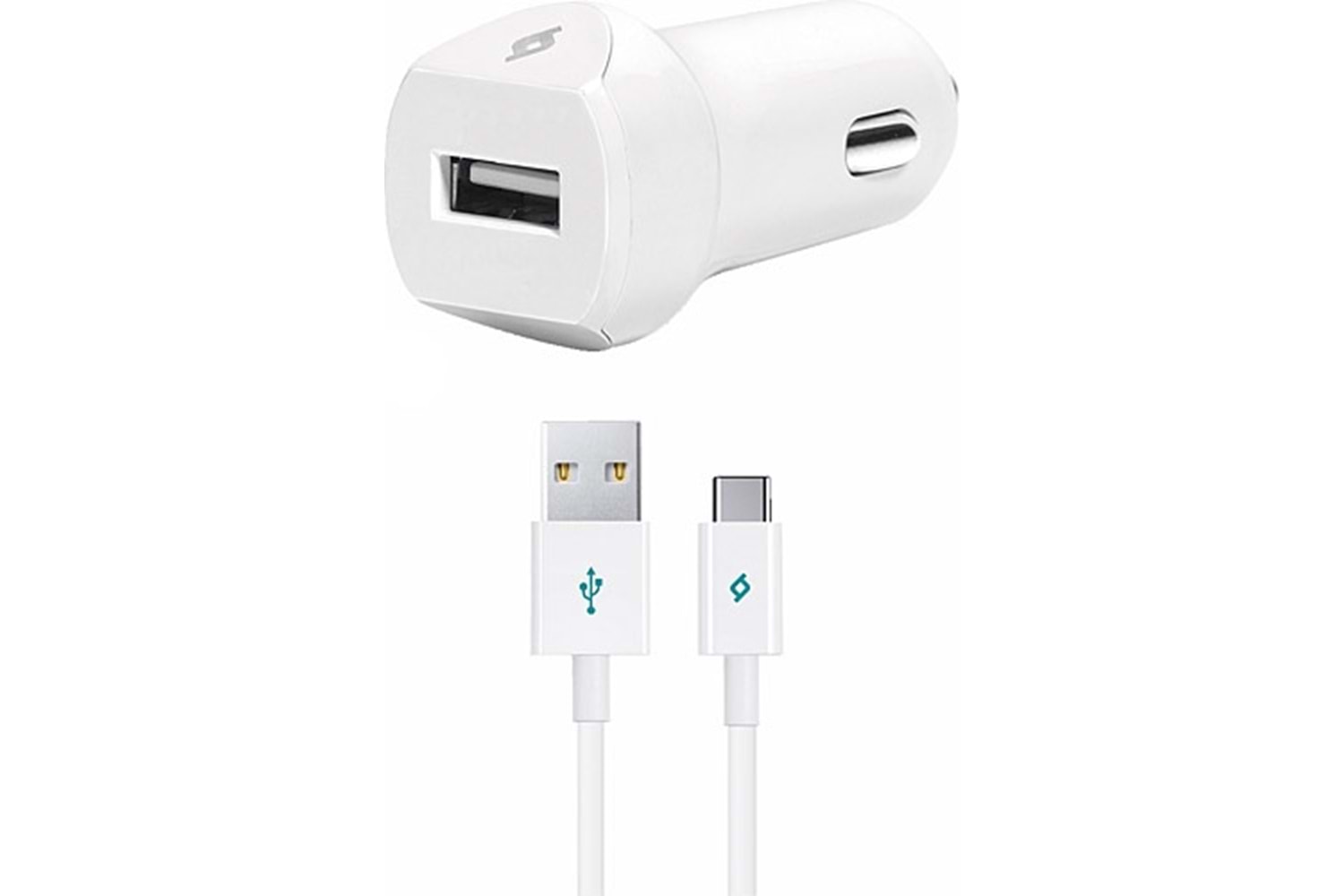 TTEC 2CKS01C SPEED CHARGER ARAÇ ŞARJ BEYAZ TYPE C
