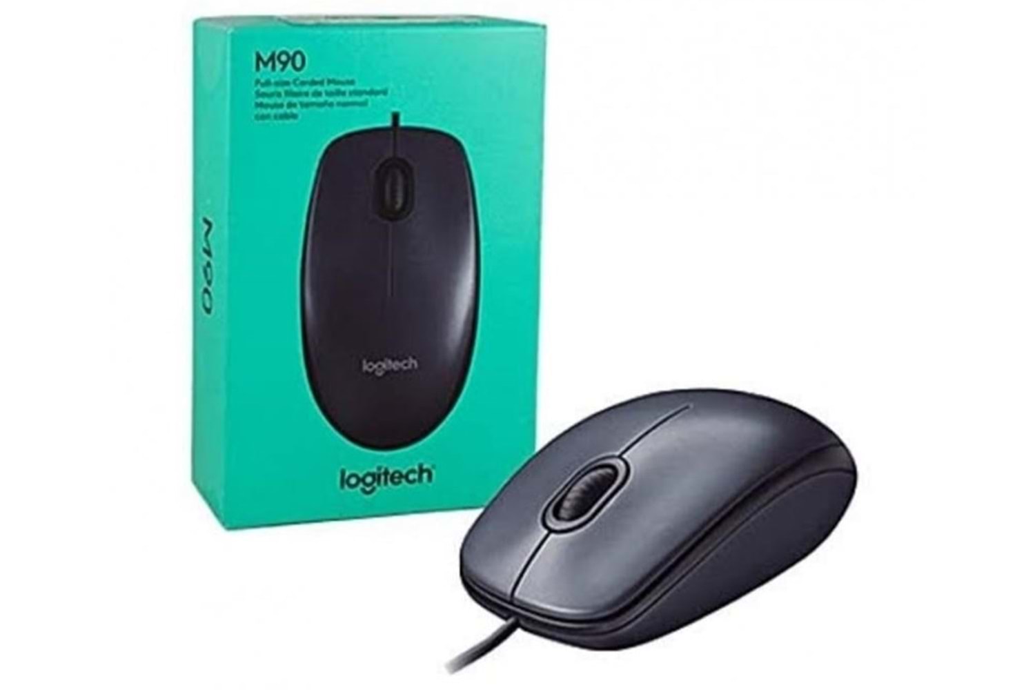 LOGITECH M90 KABLOLU OPTIK MOUSE SIYAH