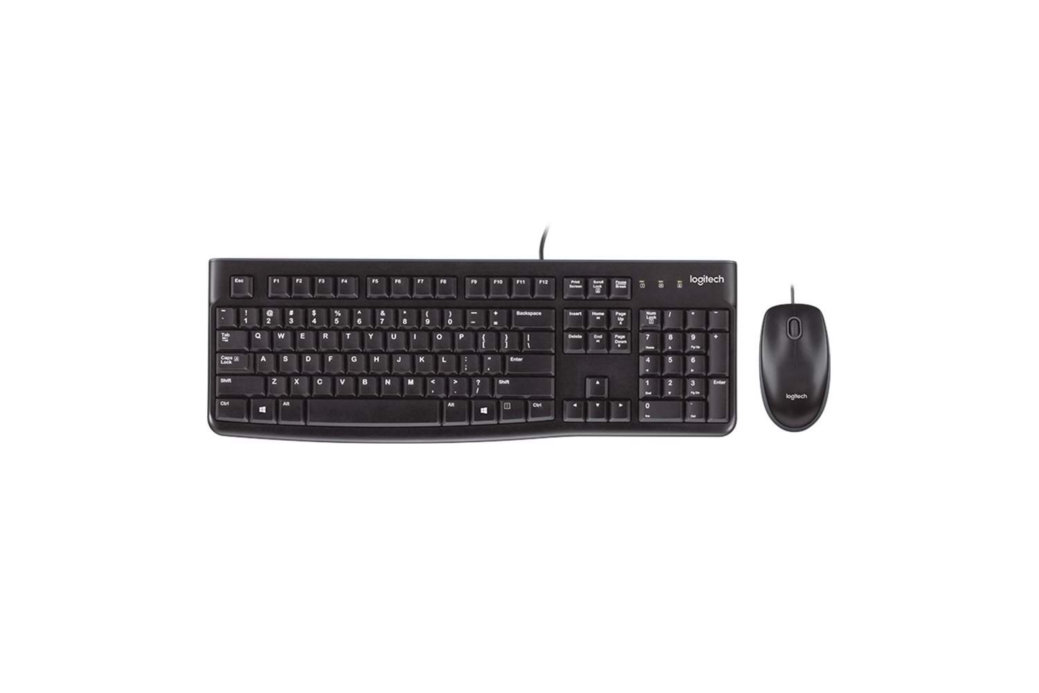 LOGITECH MK120 TR Q USB KABLOLU KLAVYE VE MOUSE SET SİYAH 920-002560