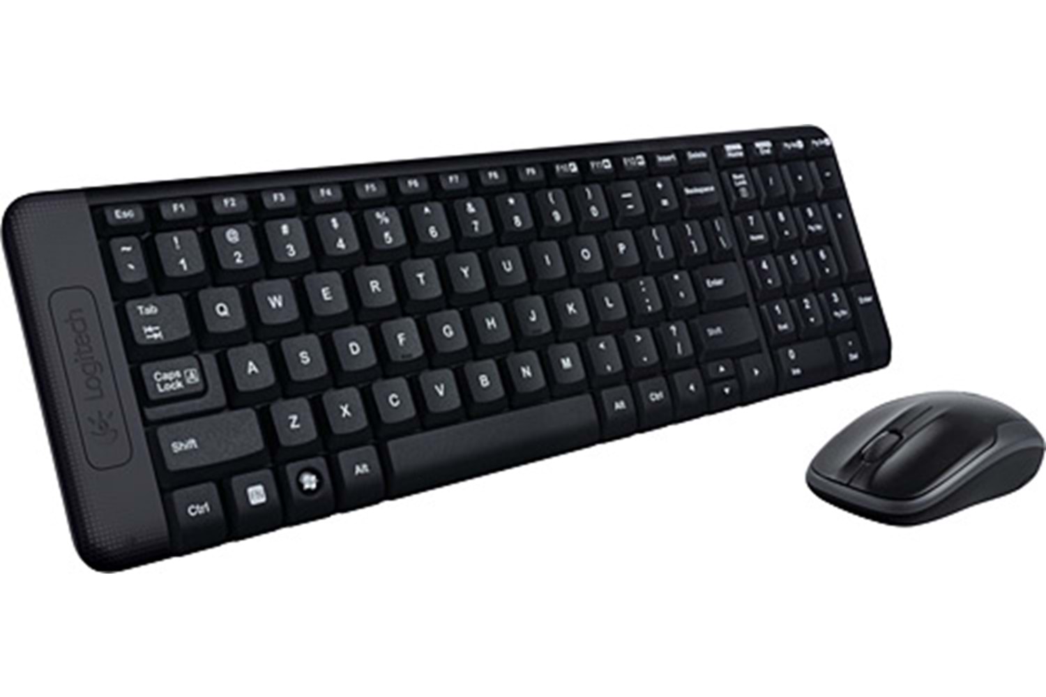 LOGITECH MK220 Q TR KABLOSUZ KLAVYE MOUSE SET SİYAH 920-003163