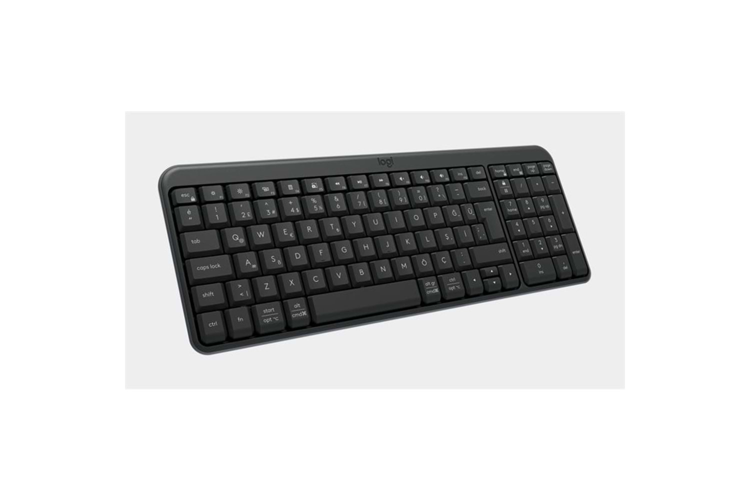 LOGITECH K250 TAM BOYUTLU KOMPAKT BLUETOOTH TÜRKÇE Q KLAVYE GRİ 920-013460