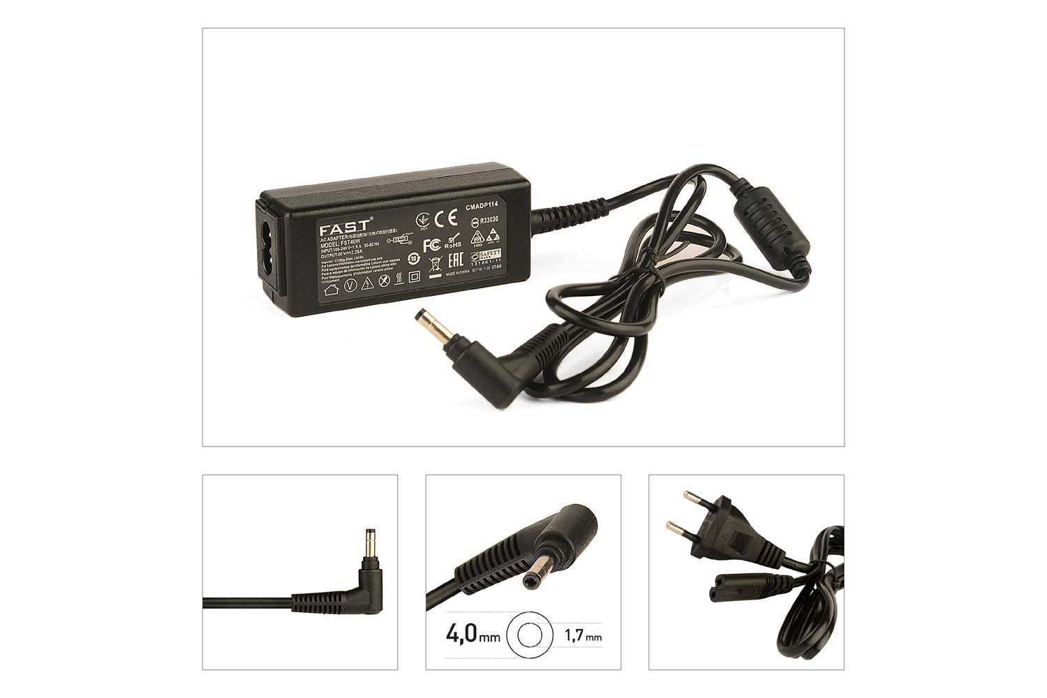 FAST AS19V2.37A 19V 2.37A PC/ULTRABOOK/TABLET ŞARJ ALETİ