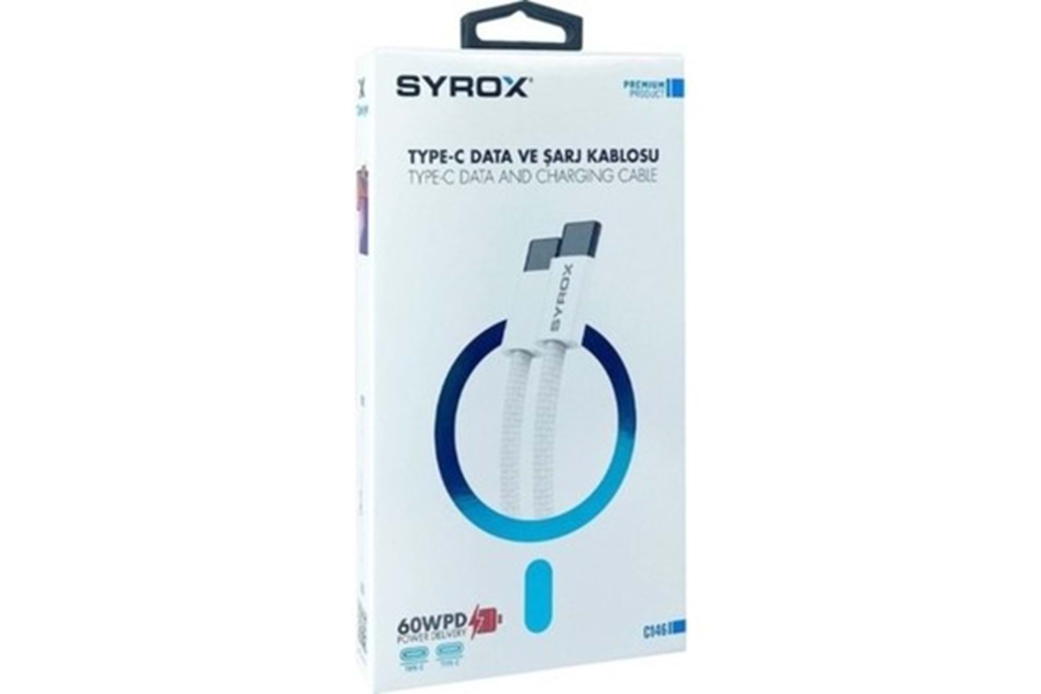 SYROX TYPE-C DATA VE ŞARJ KABLOSU