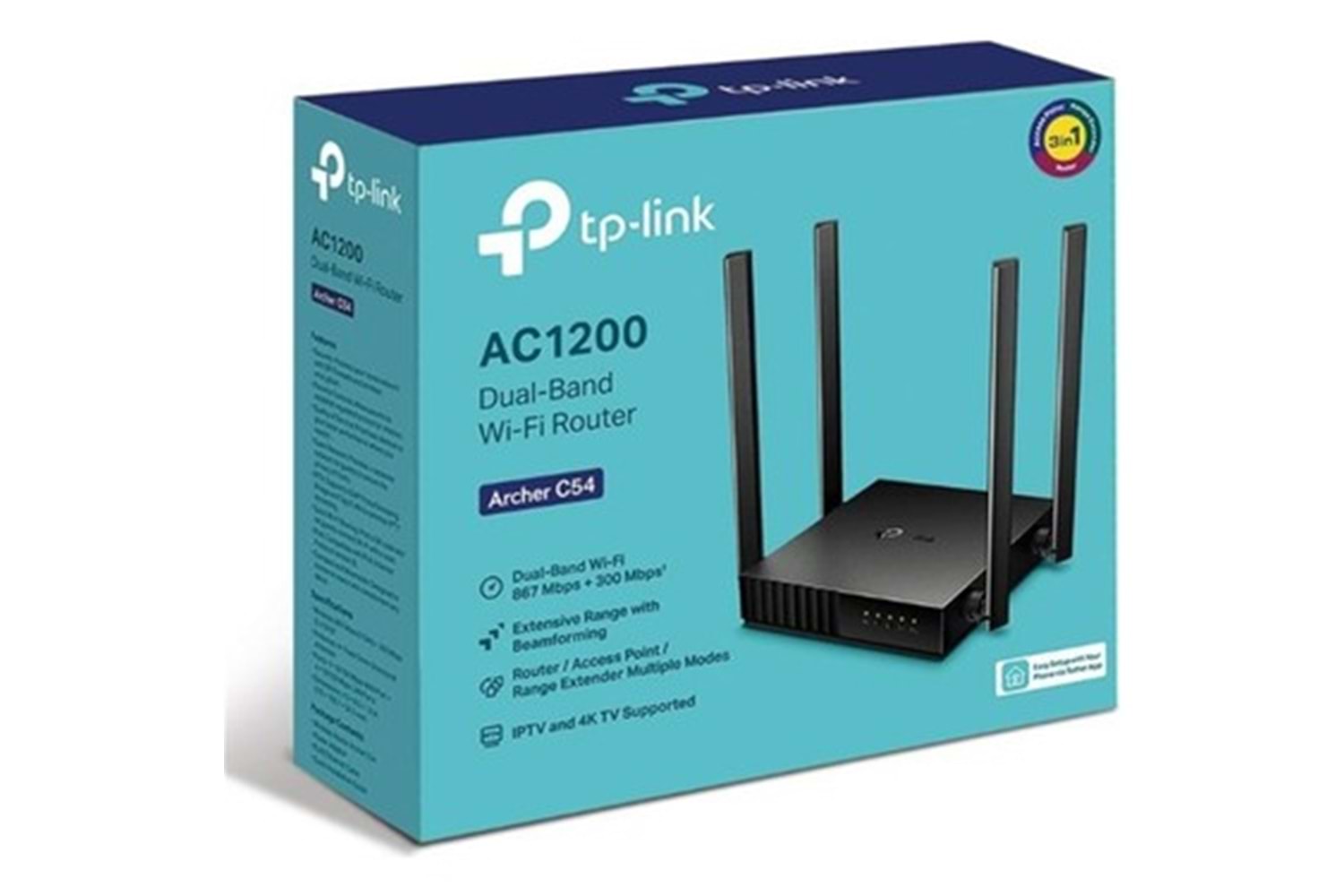 TP-LINK ARCHER C54 AC1200 KABLOSUZ DYAL BAND ROUTER