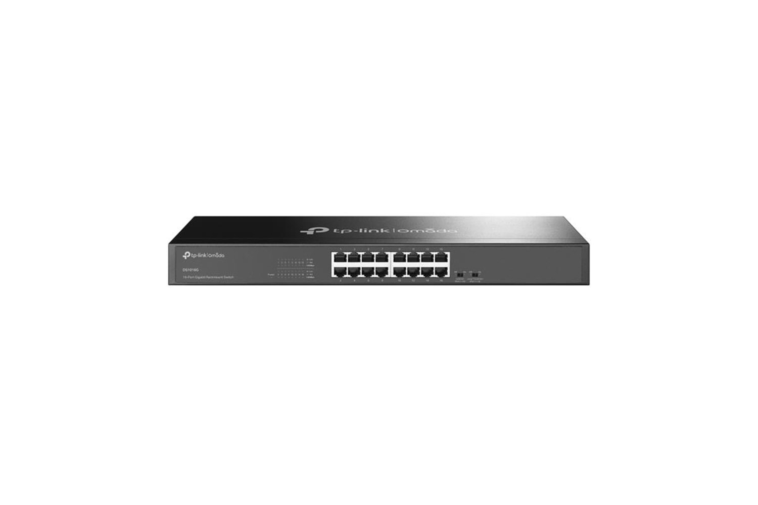 TP-LINK OMADA DS1016G 16 PORT GIGABIT YÖNETİLEMEZ METAL KASA RACKMOUNT SWITCH