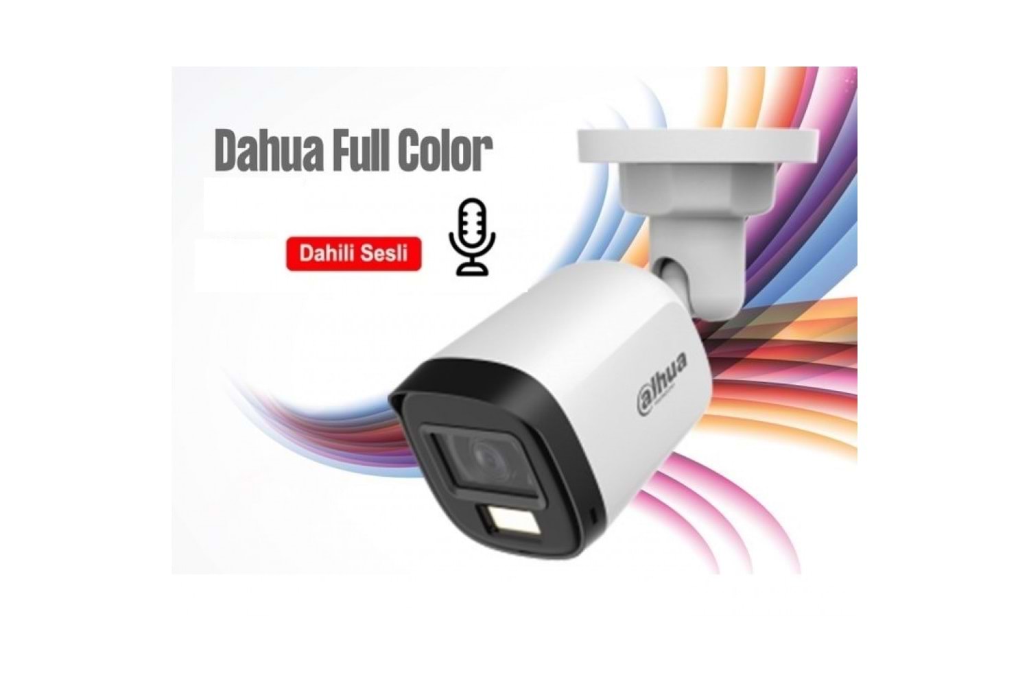 Dahua HAC-B1A21P-U-IL-A 2MP 3.6mm Akıllı Dual Light Bullet Kamera(Sesli)(30Mt)