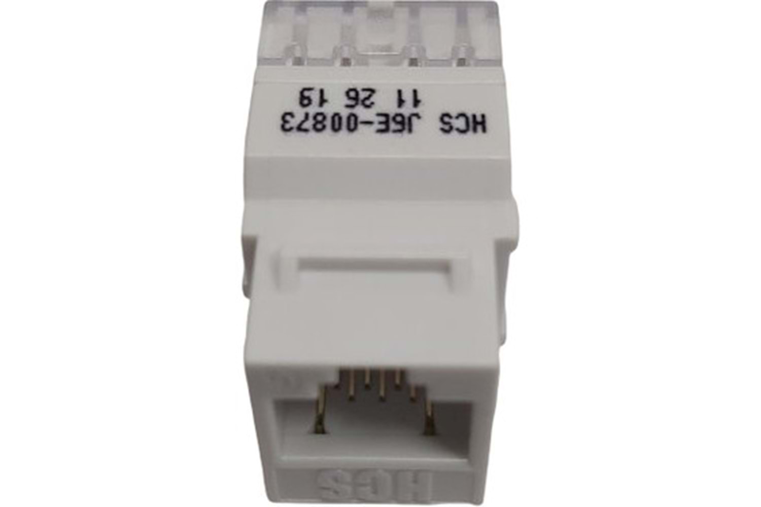 HCS CAT6 UTP KEYSTONE JACK 110 T568A/B 180 DERECE
