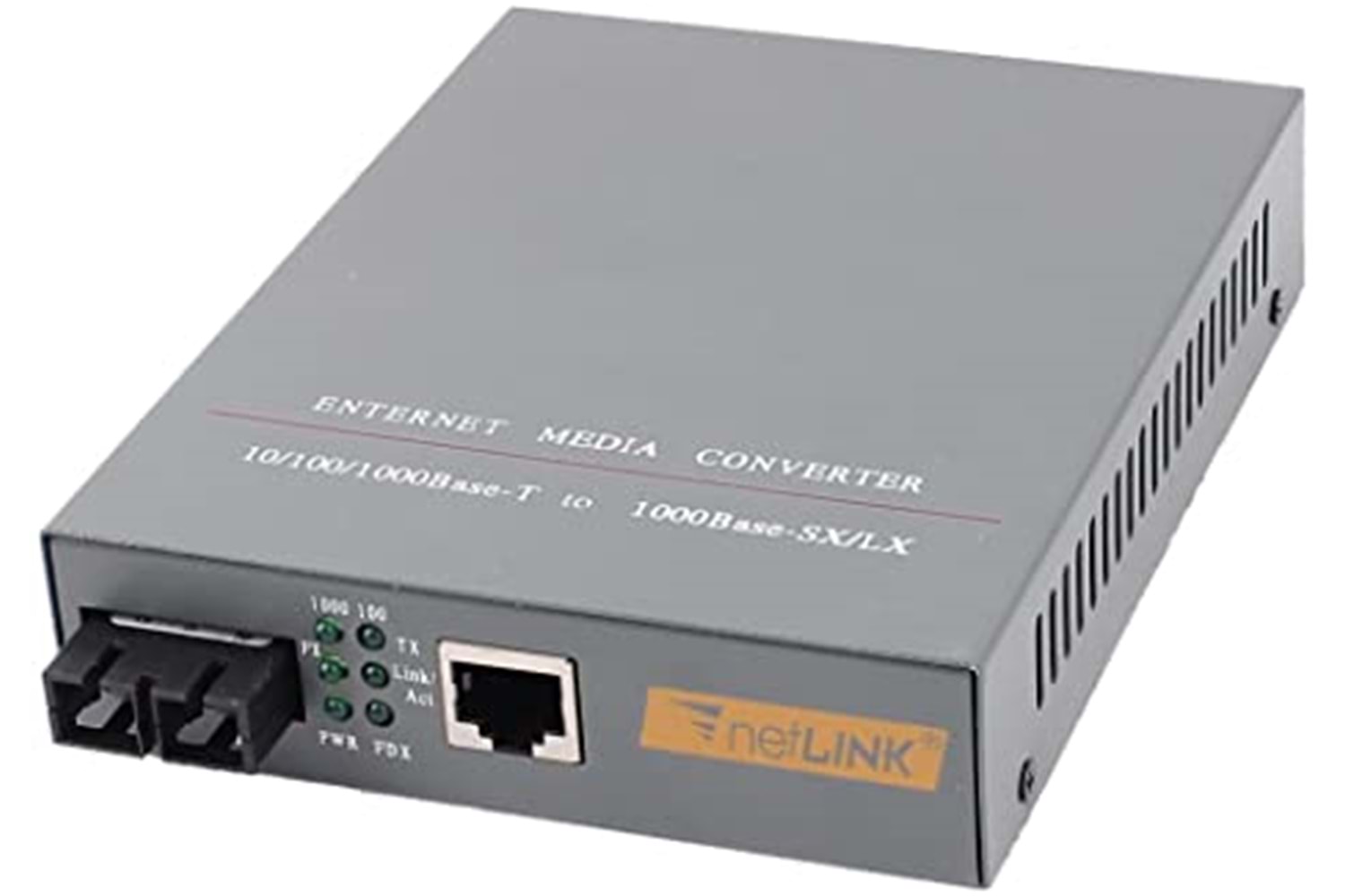 HTB-GM 10/100/1000M MULTİ MODE 550M FIBER MEDIA CONVERTER