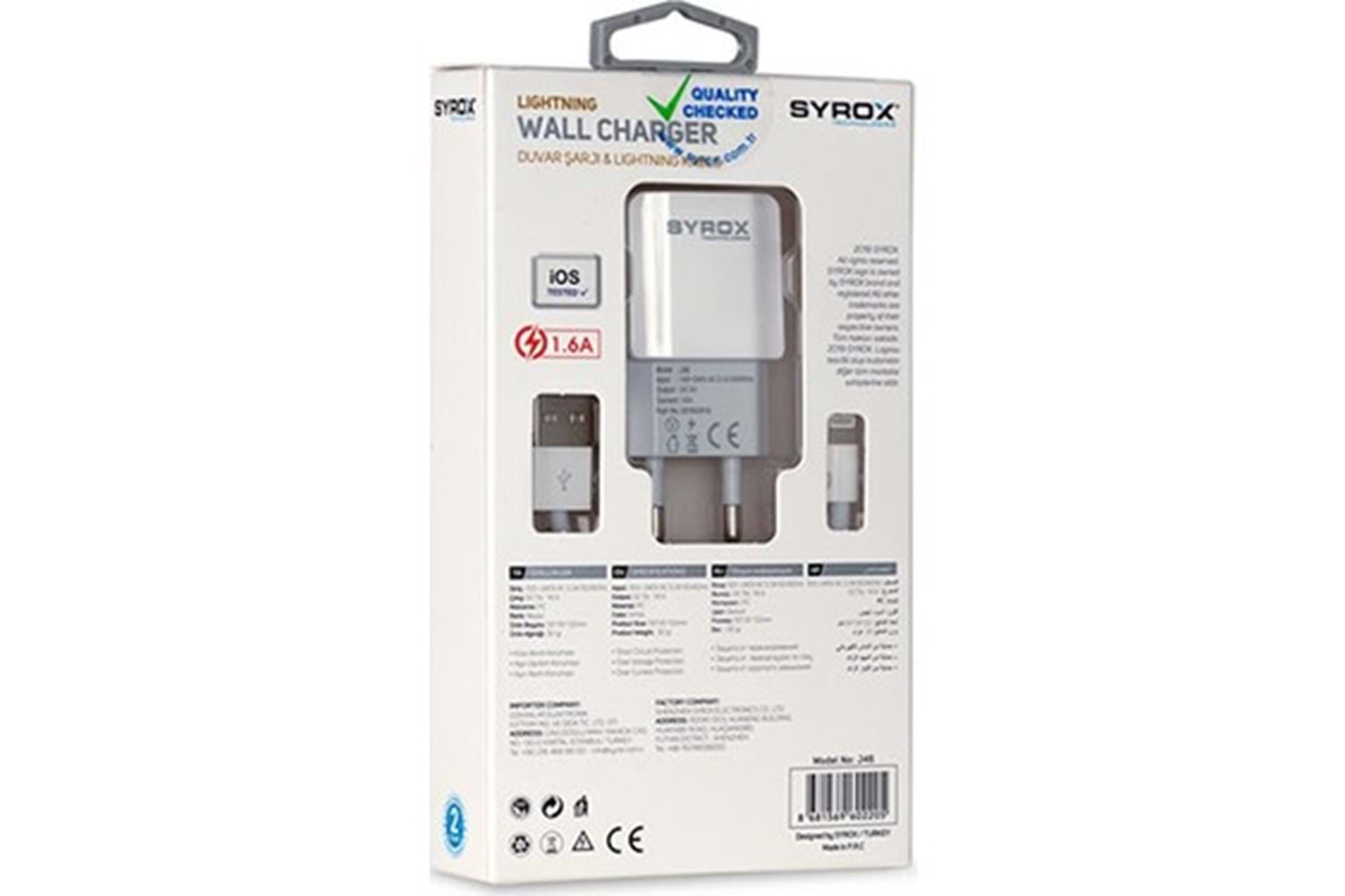 SYROX J46 IPHONE ŞARJ ALETİ
