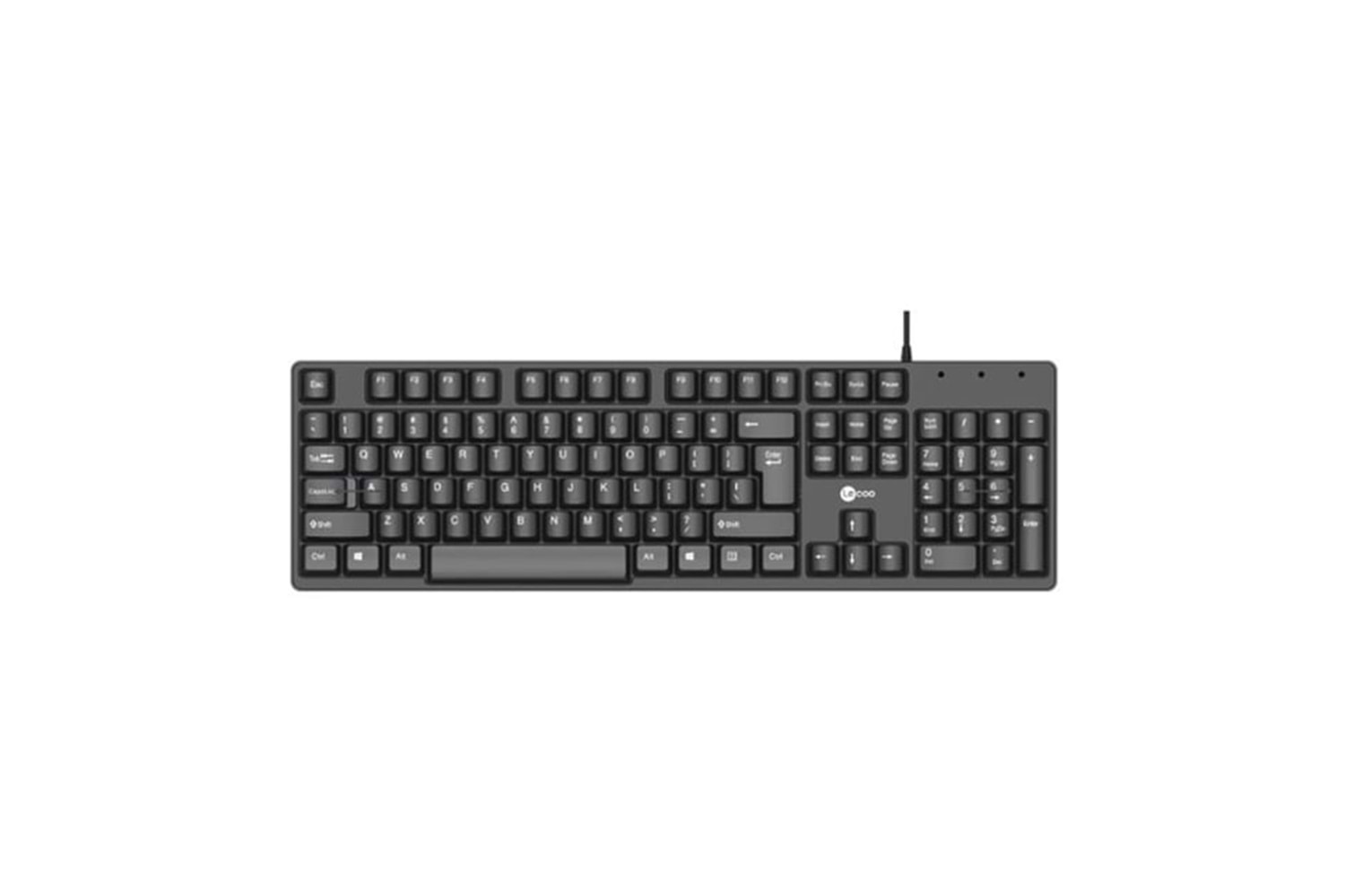 LENOVO LECOO USB KABLOLU TÜRKÇE Q KLAVYE SİYAH KB101-S