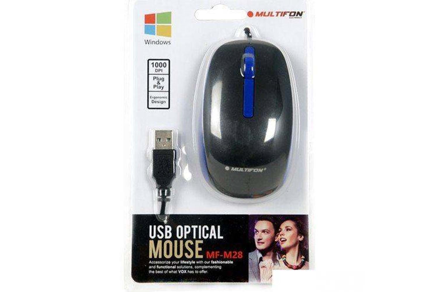 MULTIFON M28 USB OPTICAL MOUSE