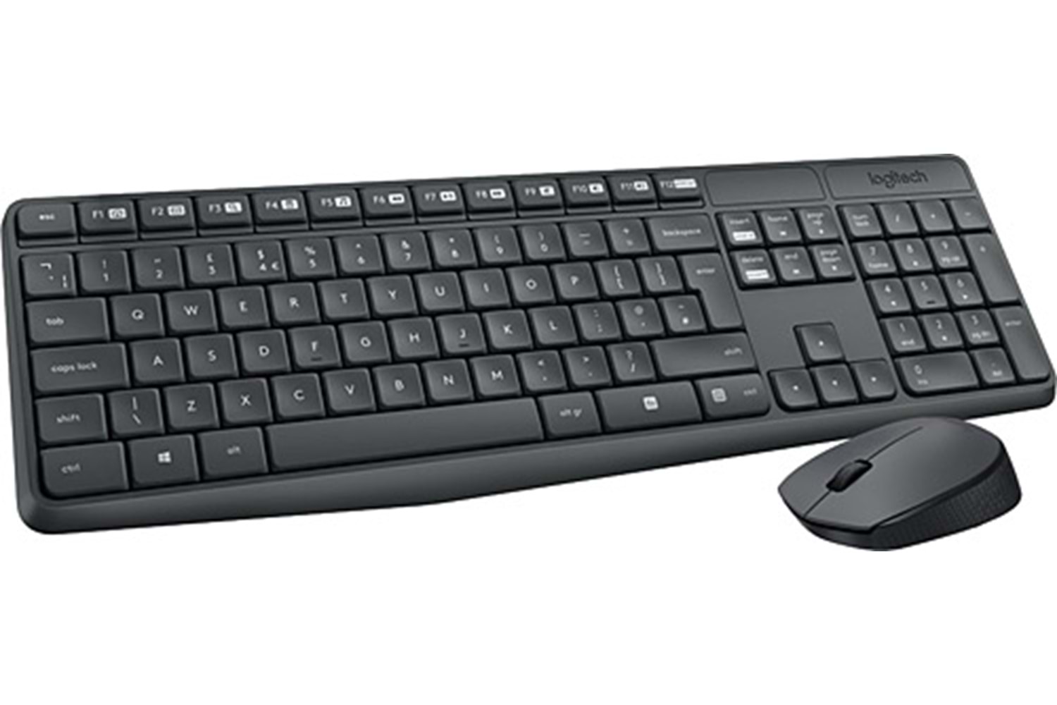 Logitech MK235 Multimedya Q Kablosuz Klavye Mouse Set