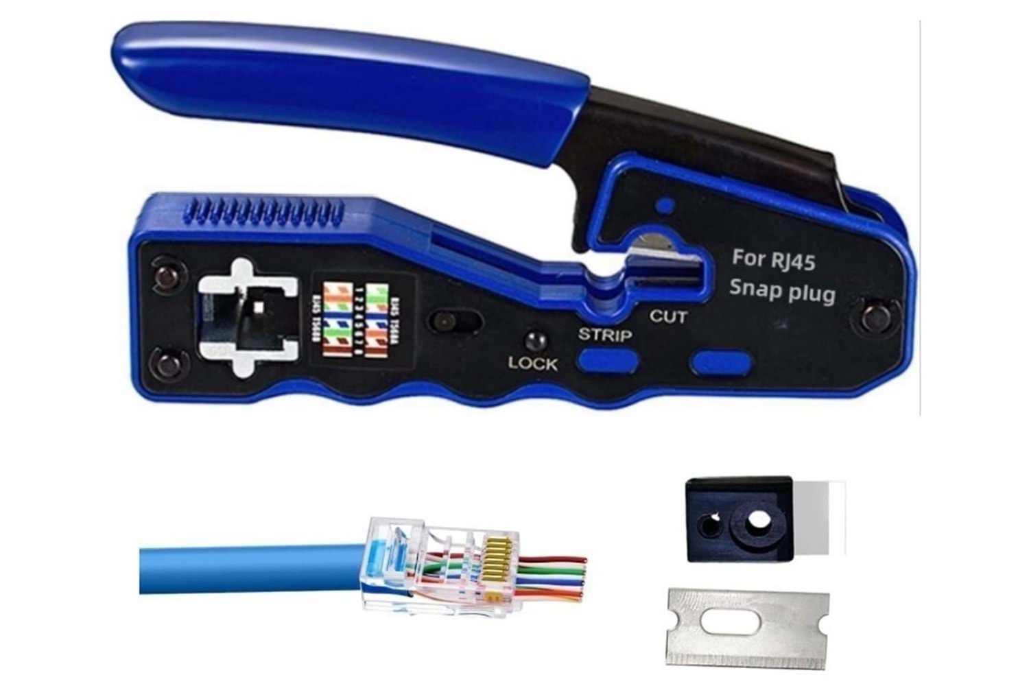 NIVATECH NTC-751 CAT5-CAT6 PASS TYPE TOOL