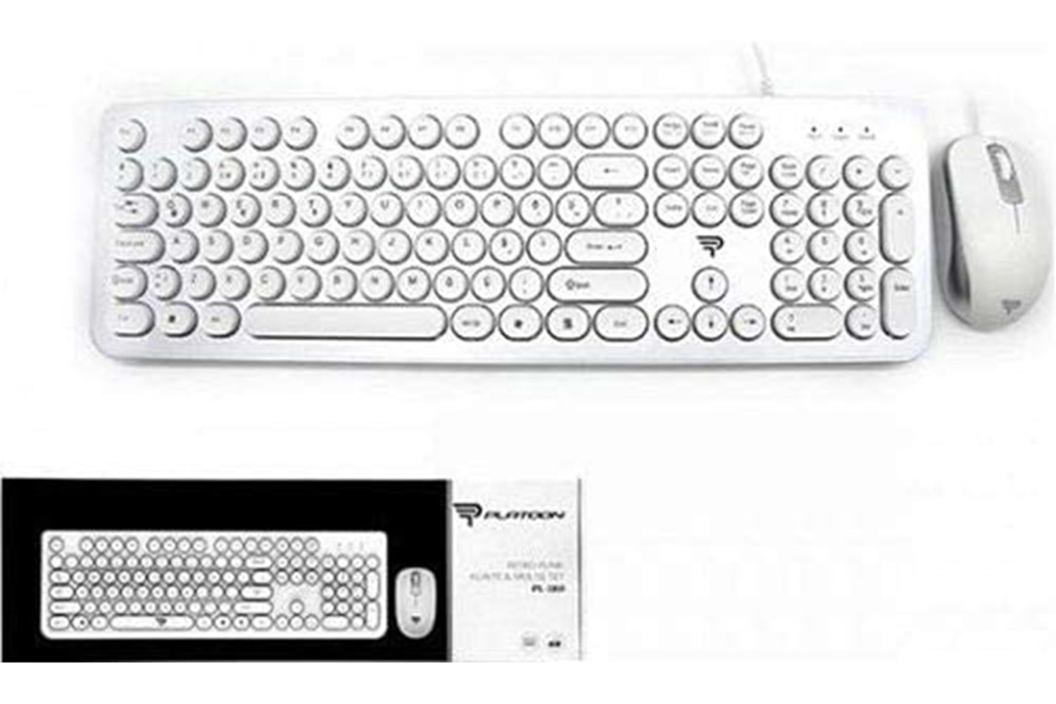 PLATOON PL-380 KABLOLU KLAVYE MOUSE SET