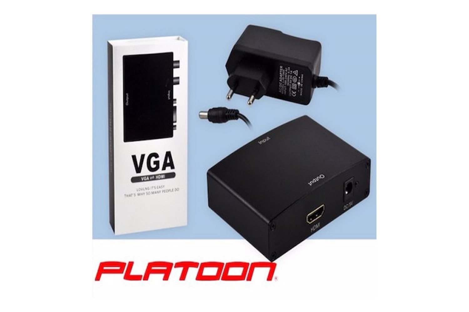 PLATOON PL-7277 VGA TO HDMI CONVERTER