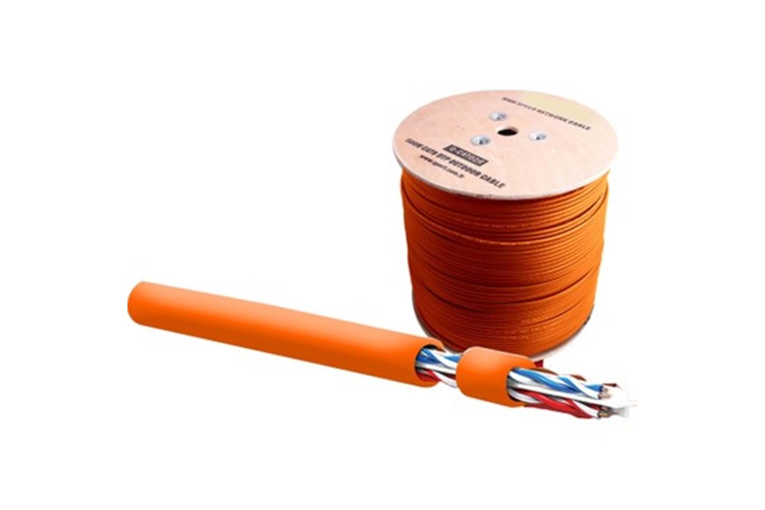 Q-CAT02 QPORT CAT6 OUTDOOR TURUNCU 23 AWG 0,58 MM KABLO
