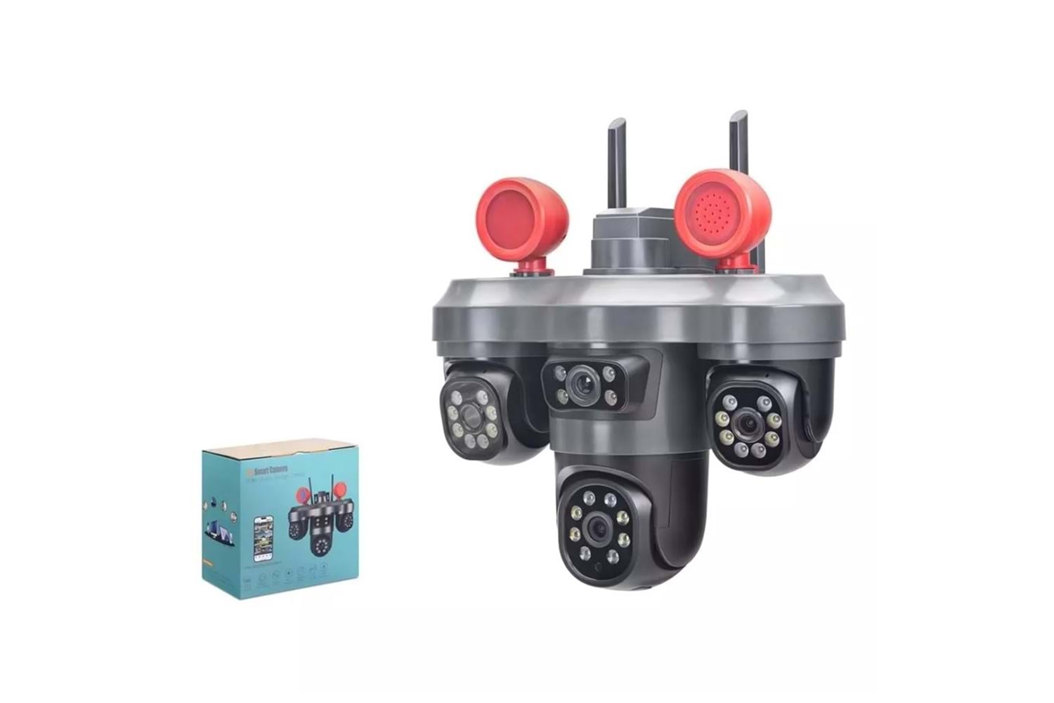 X5 Tech RX-55W Wifi Smart 3+3+3mp Pt Kamera