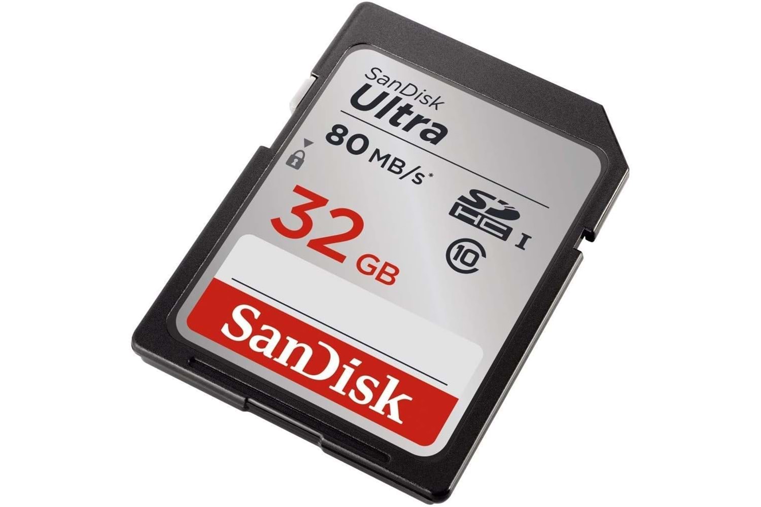 SanDisk Ultra 32GB Class 10 SDHC UHS-I Memory Card up to 80MB/s (SDSDUNC-032G-GN6IN)