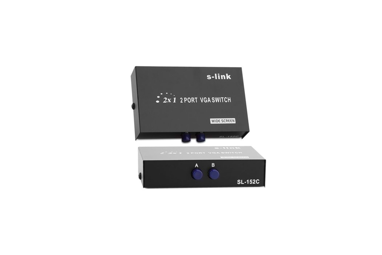S-LINK SL-152C 2 PORT VGA ÇOKLAYICI SWITCH