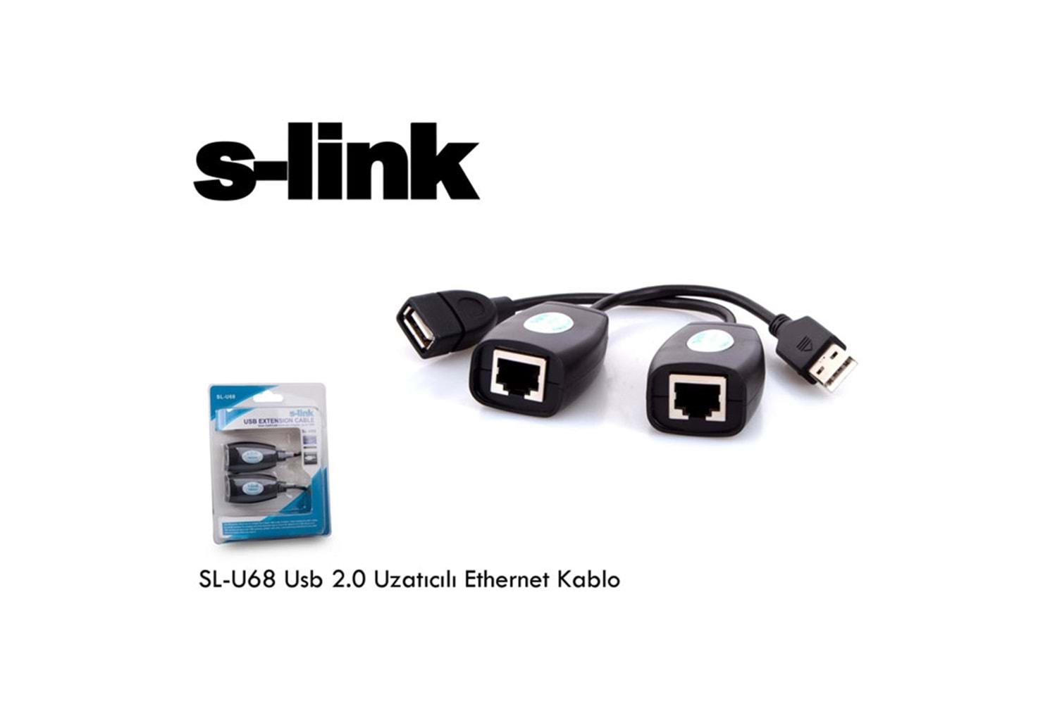 S-link SL-U68 Usb 2.0 Extension Uzatıcı Adaptör
