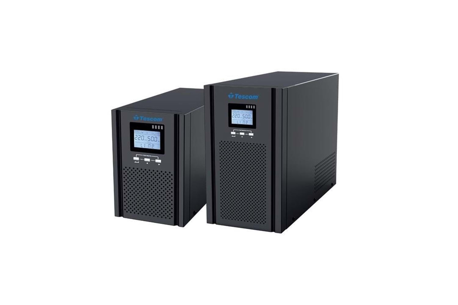 TESCOM TEOS 1KVA 1F 2X7AH 4/8DK LCD ONLINE UPS